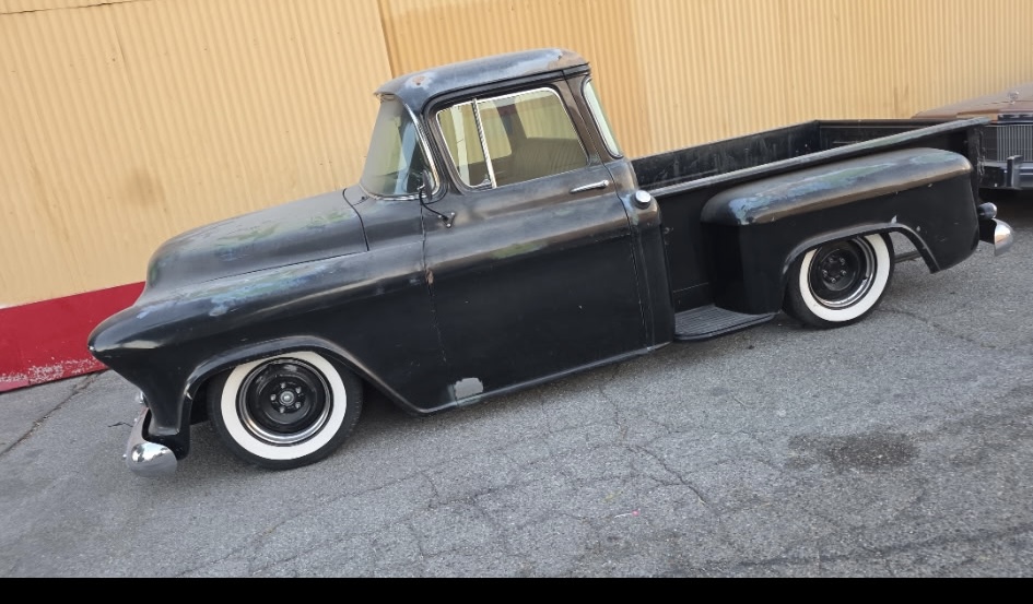 Classic truck before paint work