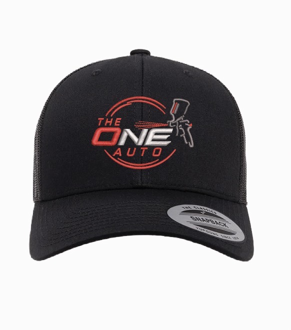 Black The One Auto trucker hat